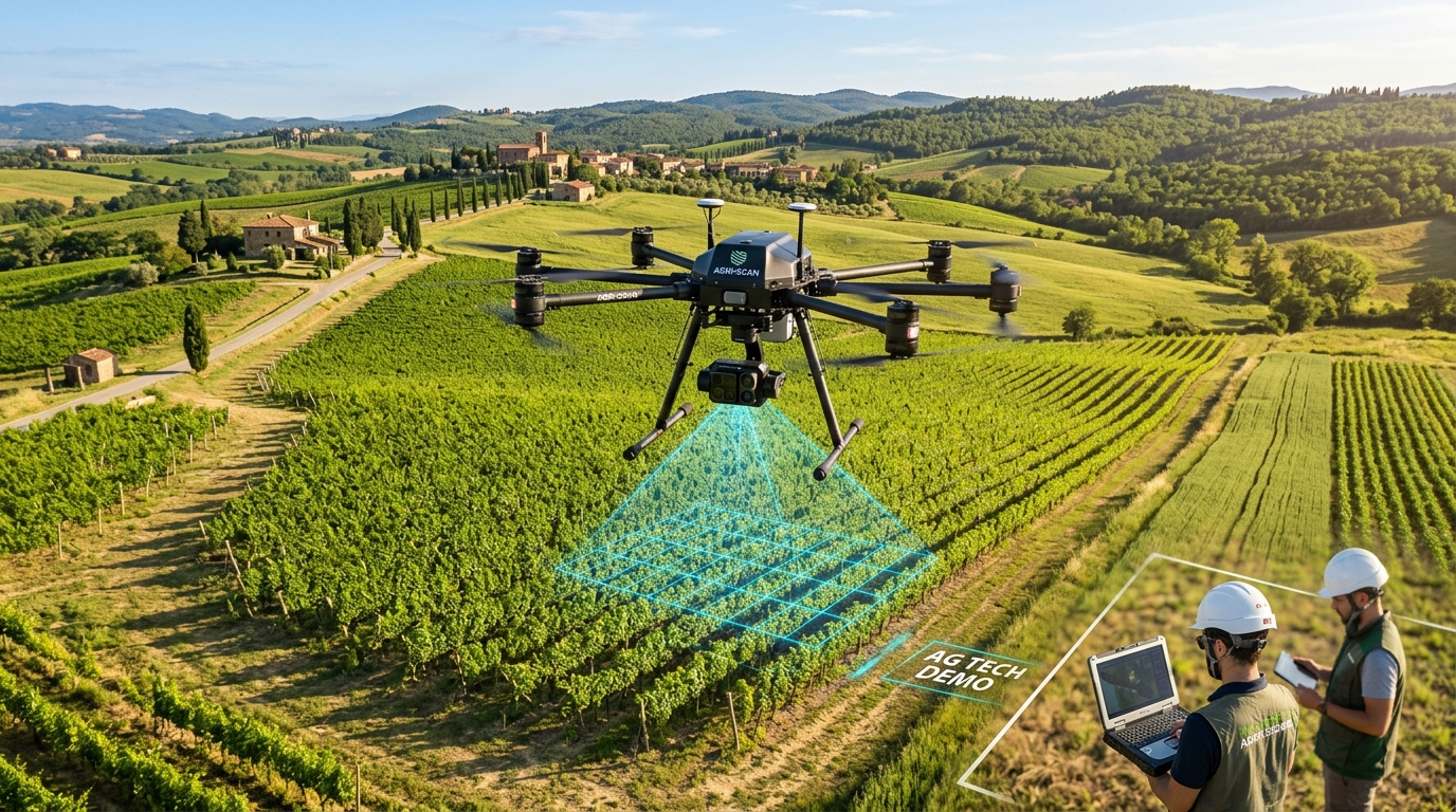 Esplora le nuove frontiere dell’agricoltura di precisione con i droni